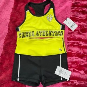 NWT cheer athletics practice wear YL